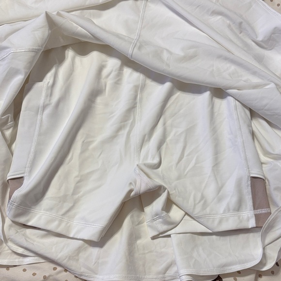 Lululemon Athletica White Workout Dress with Shorts - Picture 4 of 5